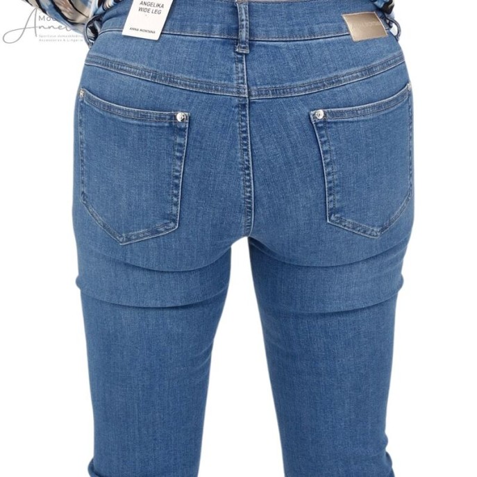 Anna Montana jeans 1297 Finja flared Used stone